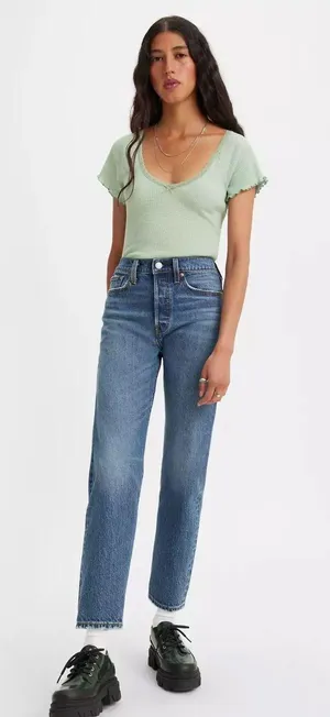 Wedgie Straight Jeans thumbnail 1
