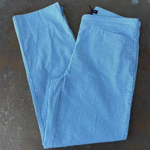 Hilary Radley blue and white striped capri pants size small thumbnail 3