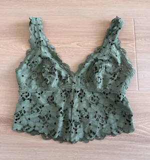 Aerie Crop Top Bralette Lace thumbnail 1