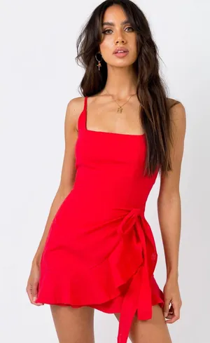 Love Lane Mini Dress Red thumbnail 1