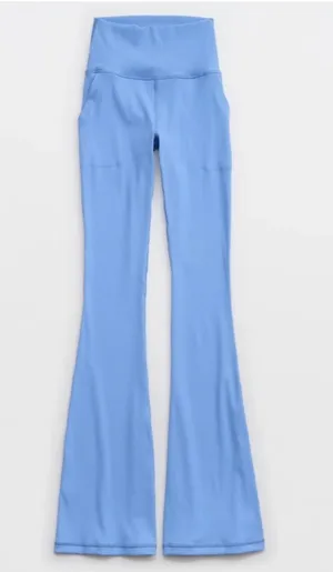 Aerie High Waist Ribbed Yoga Pants thumbnail 1