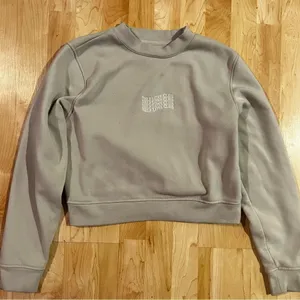 Brooklyn Cloth Tan Self Love Club Cropped Crewneck Women’s Medium thumbnail 1