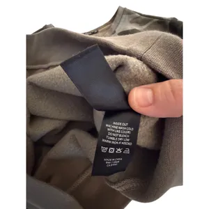 Max Jeans Camo Embroidered Sleeve Sweatshirt XS Green Gray Fleece Pullover thumbnail 8