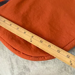 Nylon Crescent‎ Crossbody Bag Orange Utility Paracord Zipper Travel Hiking thumbnail 9