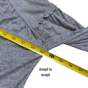We The Free Just A Henley Top Linen Blend Gray Coastal Bohemian Flowy Comfort S thumbnail 10