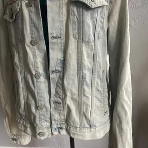 GAP Denim Gap 4 Good Bleached Jean Jacket Summer Festival Beach Indie Burnout L thumbnail 6