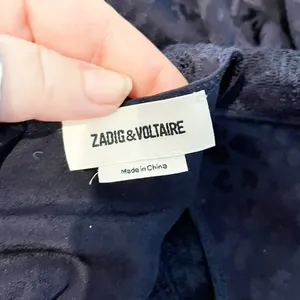 Zadig & Voltaire Roberto Jack Leo Leopard Woven Silk Cocktail Dress Navy XS thumbnail 4