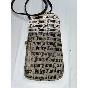 Juicy Couture Goth Stat Black Cellie Mini Crossbody‎ Cellphone Pouch Bag thumbnail 3