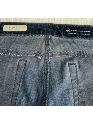 Women's Adriano Goldschmied The Angelina Petite Boot Cut Denim Jeans Size 32R thumbnail 11