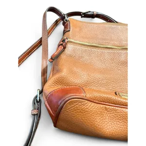 Vintage 2000's Y2K Dooney & Bourke Leather bag crossbody purse brown old money thumbnail 7