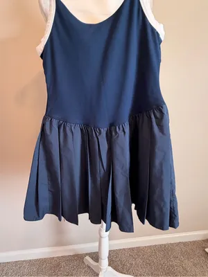 Free People Movement Swing of Things Color block Tennis Dress size large NWOT thumbnail 11