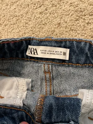Zara Blue Denim Shorts thumbnail 3