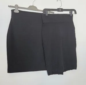 SheIn Bundle Of Two Black Pencil Skirt Knee Length Preppy Office Career Minimalist S thumbnail 1