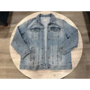 a.n.a. A New Approach Denim Jean Jacket Light Wash Size 1x Classic Casual thumbnail 7