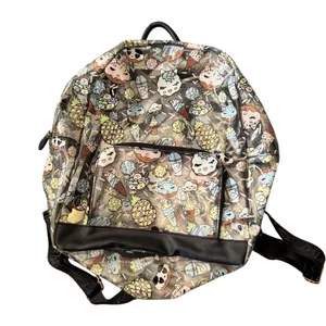 Betsey Johnson Backpack Large Clear Kawaii Cat Food Pineapple Ice Cream‎ Donut thumbnail 1