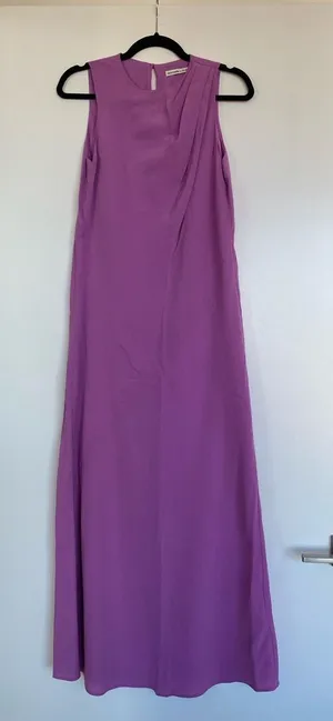 Abercrombie Pink Column Maxi Dress thumbnail 1