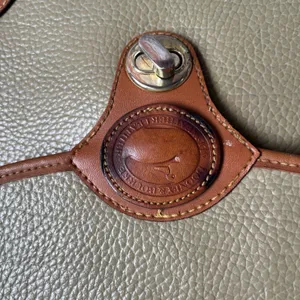 Dooney & Bourke Vintage Small AWL Satchel Taupe Brown thumbnail 2