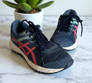 ASICS Women's Gel Contend 6 Blue Lace-up Running Shoes Size‎ 6.5 F920220 thumbnail 1