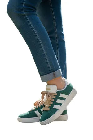 Adidas Grand Court Alpha Lace Up Sneakers Women's US 7.5 Collegiate Green NWB thumbnail 2