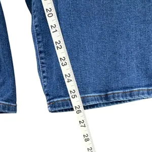 Banana Republic Cropped Wide Leg Jeans Women 32 Medium Wash Denim Modern Classic thumbnail 8