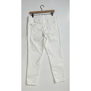 NWT!! J. CREW White Slim Jeans '03‎ 2003 Stretch Solid White High Rise Size 29 thumbnail 7