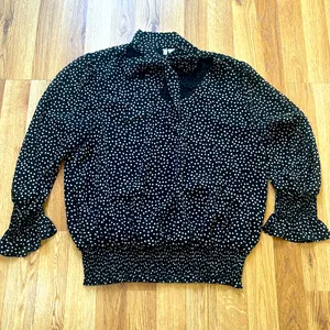 Cato Size M Polka Dot Blouse thumbnail 1
