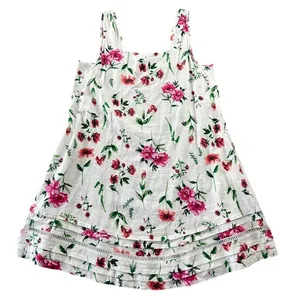 Joie Mini Shift Dress White Floral‎ Linen Blend Sleeveless Small NWT Brunch thumbnail 1