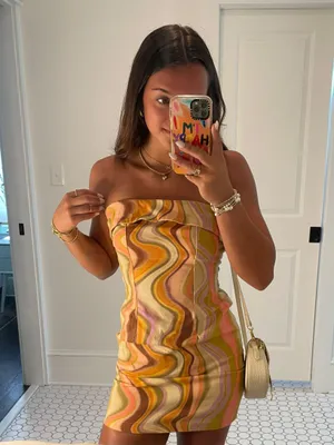 Tie Dye tube dress Size XS thumbnail 3