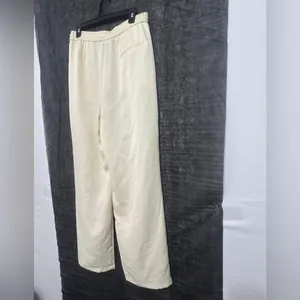 ZARA Cream Pull-On Pants Elastic Waist Women’s Size L New With Tags(A249)&✨ thumbnail 5