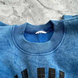 Source Unknown 90s Gilden Sweatshirt Unisex‎ Size Medium Native Tribal Southwestern Crewneck thumbnail 2