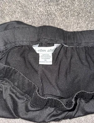 Black Biker Shorts Size XL thumbnail 3