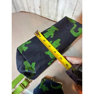Boston Hand Print Alligator-Crocodile‎ shoulder bag with coin purse thumbnail 5