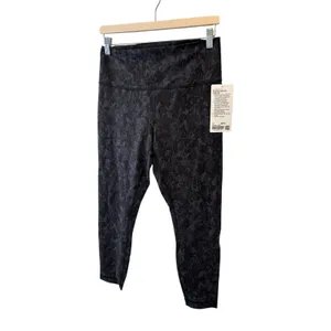 Lululemon Wunder Train High-Rise Tight 25" 12 NWT Hideaway Camo Deep Coal Multi thumbnail 8