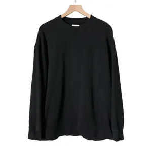 MATE the Label Sweatshirt 100% Organic Cotton Black Oversized Crewneck Size M/L thumbnail 2