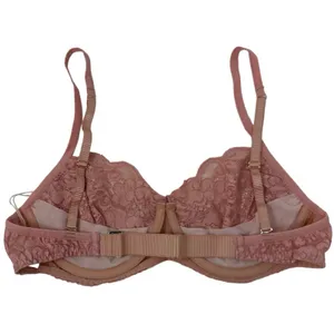 We Are HAH Hook Up Balconette Bra Size‎ DD Band 32-40 Lace Dusty Rose Underwire thumbnail 6