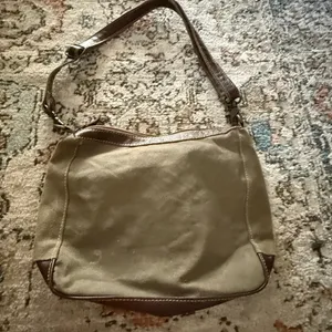 Myra Bag Canvas Leather Shoulder Bag Boho Southwestern Tote‎ Purse thumbnail 5