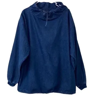 Hill Golf Pro Denim Blue Jacket(Size Large) Blue thumbnail 1