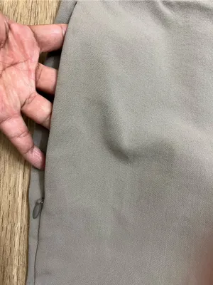 Theory Taupe Cropped Straight-Leg Pants thumbnail 9