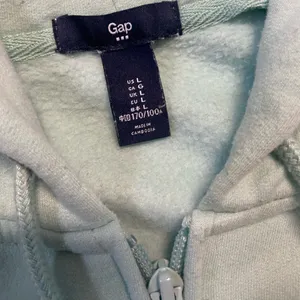 Women’s GAP Logo Zip-Up Hoodie, Mint Green thumbnail 3
