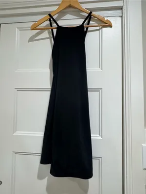 Madewell Flex Fitness Dress in Black Size Small thumbnail 5
