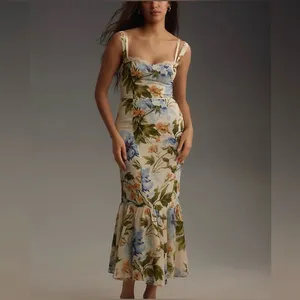 REFORMATION Irisa Dress In Botanis, Size 2, $278 thumbnail 9