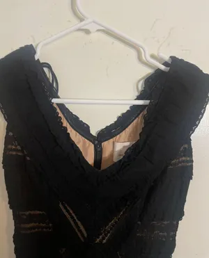Black Lace Mini Dress thumbnail 3