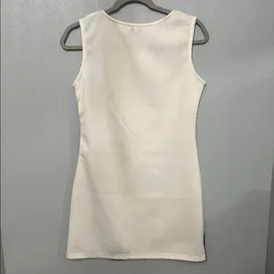 RCC Fashion Womens Mini Dress Graphic Photo Print Sleeveless White Small thumbnail 5