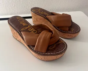 Sam Edelman Ramsey Wedge Sandal Size 5 1/2 thumbnail 1