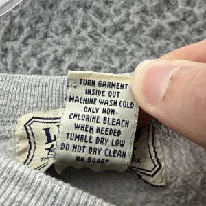 The Limited Vintage 90s Jeans Worldwide Crew Neck Sweatshirt Gray‎ Women's Large thumbnail 6