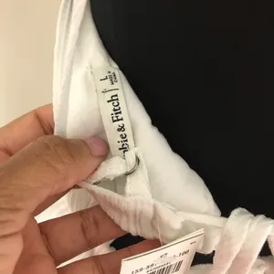 Abercrombie & Fitch White Strappy Maxi Dress NWT thumbnail 7