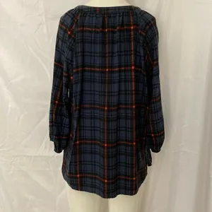 Skies are Blue Womens Popover Shirt Top‎ Blouse thumbnail 3
