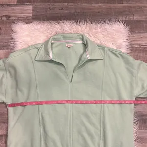 Anthropologie Pilcro Johnny Collar pullover sweatshirt XL thumbnail 7