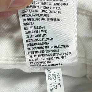 American Eagle White Denim Rainbow Strap Shortalls Overalls NWT thumbnail 8