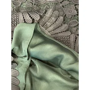 Lovers + Friends Caspian Lace Mini Dress Women Small Green Cocktail Crochet thumbnail 12